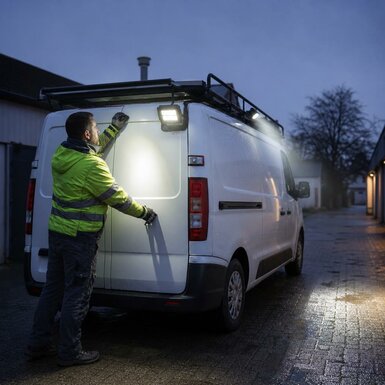 Werklampen kiezen werkbus