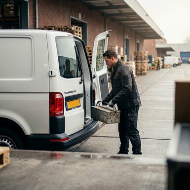 Bumperbescherming bestelbus tips