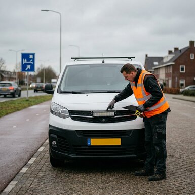 LED bar bedrijfswagen regelgeving