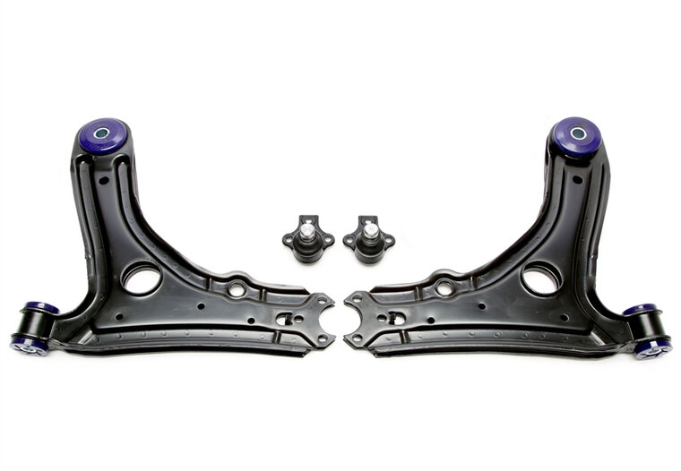 TA Technix draagarmen set met PU bussen passend voor VW Caddy 2