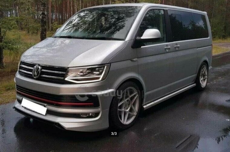 Frontspoiler racing passend voor VW Transporter T6.1 