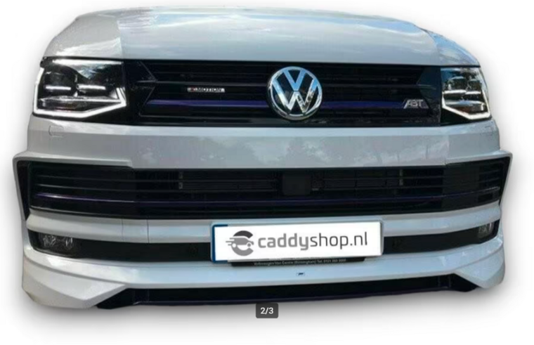Frontspoiler racing passend voor VW Transporter T6.1 