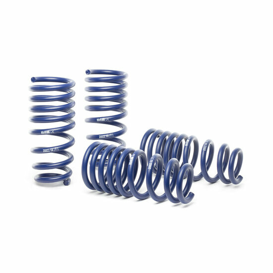 H&amp;R Verlagingsveren passend voor Volkswagen Transporter T5/T6 2/4WD Tot 1500kg VA-Last en 1560kg AA-Last 2003- VA40/AA40mm