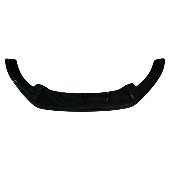 Front spoiler glanzend zwart passend voor VW Caddy 3 facelift model 2010 - 2015
