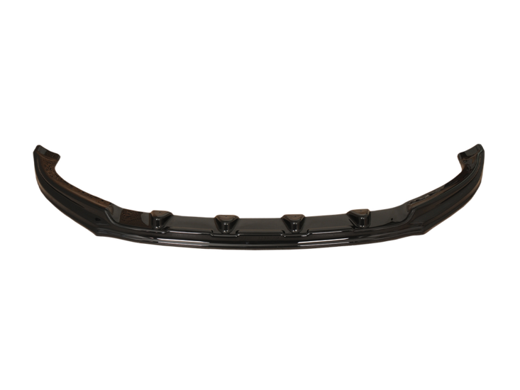 Front spoiler glanzend zwart passend voor VW Transporter T5 facelift model 2010 - 2015