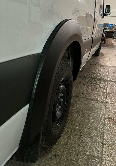 Wielkast verbreders passend voor Mercedes Sprinter W907 model vanaf 2018