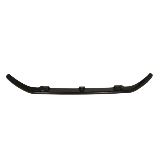 Front spoiler glanzend zwart passend voor Ford Transit Custom MK1 model 2012 - 2023 met sportline voorbumper
