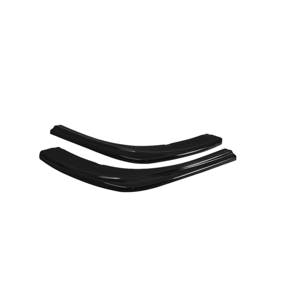 Splitters achter bumper glanzend zwart passend voor Ford Transit Custom MK1 facelift model 2018 - 2023