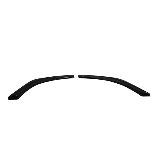 Splitters achter bumper glanzend zwart passend voor Ford Transit Custom MK1 facelift model 2018 - 2023