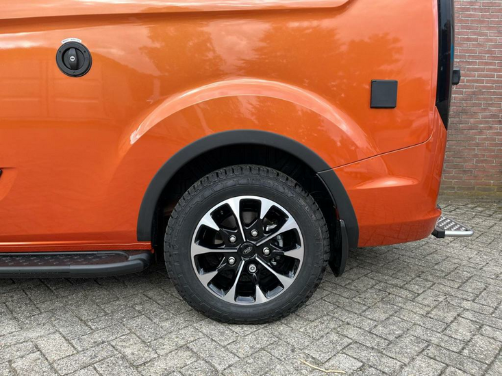 Wielkastlijsten passend voor Ford Transit Custom MK1 facelift model 2018 - 2023