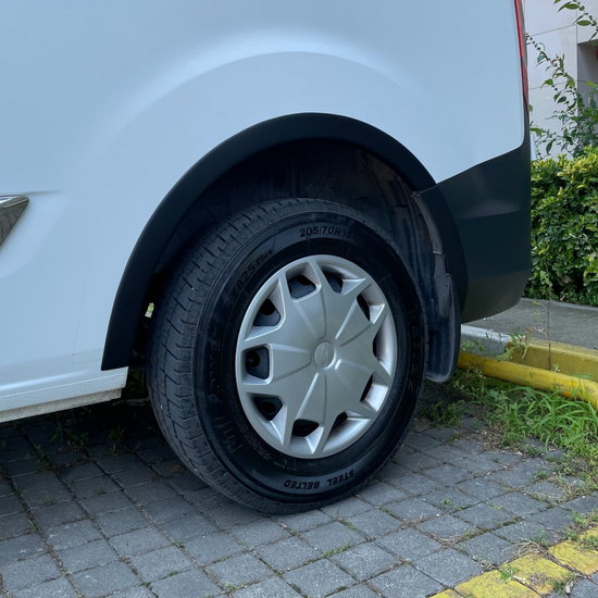 Wielkastlijsten passend voor Ford Transit Custom MK1 model 2012 - 2018