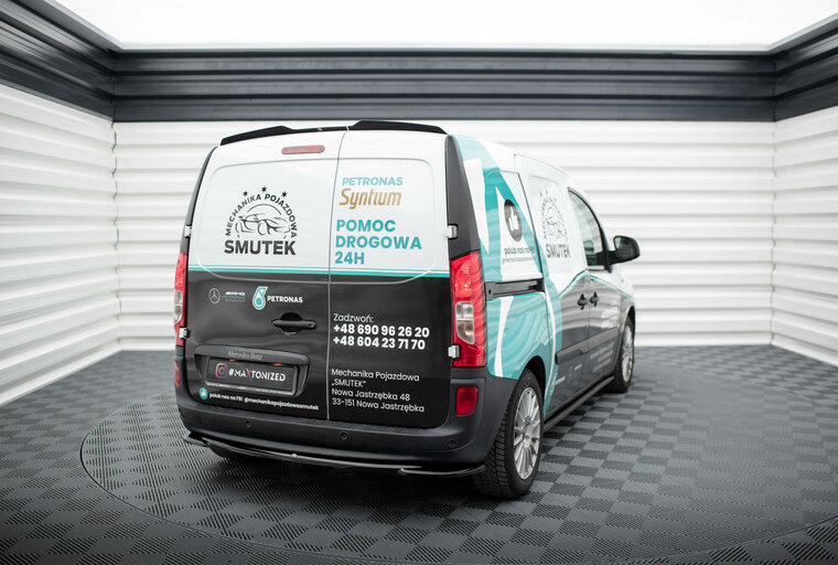 Splitter achterzijde passend voor Mercedes Citan W415 model 2012 - 2021 Maxton Design