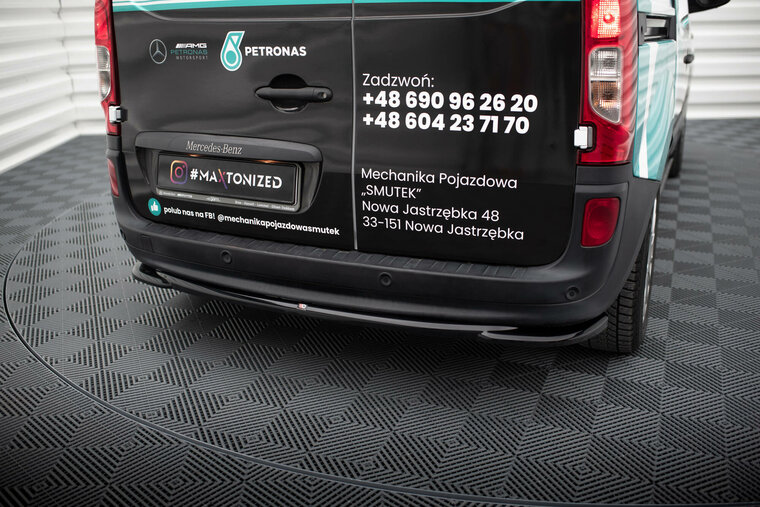 Splitter achterzijde passend voor Mercedes Citan W415 model 2012 - 2021 Maxton Design