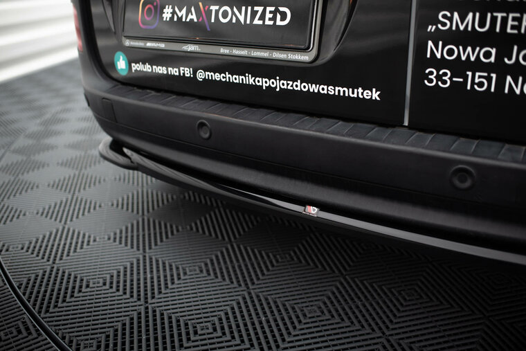 Splitter achterzijde passend voor Mercedes Citan W415 model 2012 - 2021 Maxton Design