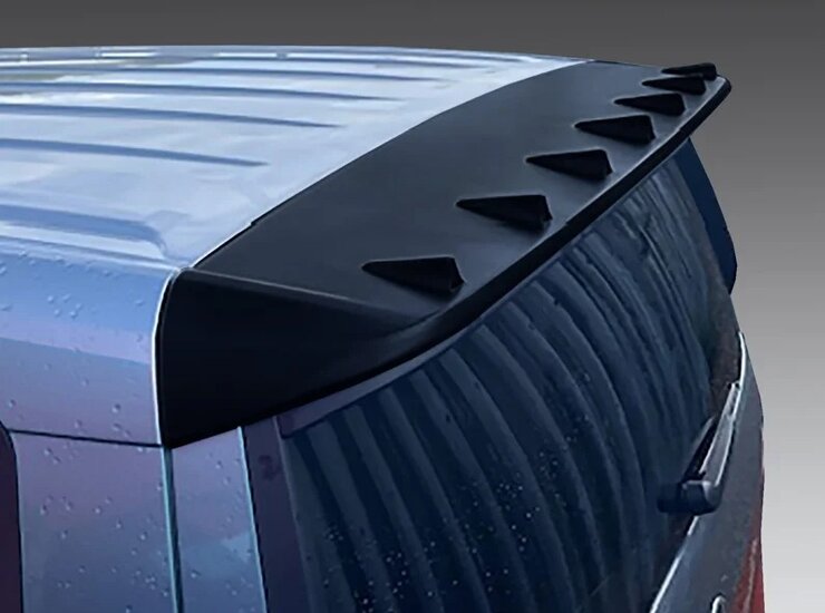 RGM Dakspoiler passend voor Volkswagen T7 Multivan 2022- (modellen met achterklep) - Glanzend Zwart 