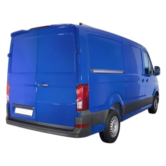 RDX Racedesign Dakspoiler passend voor Volkswagen Crafter H1 en MAN TGE H1 model vanaf 2017 met twee achterdeuren