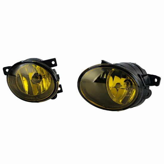 Mistlampen geel passend voor VW T5 Transporter en Multivan facelift model 2009 - 2015