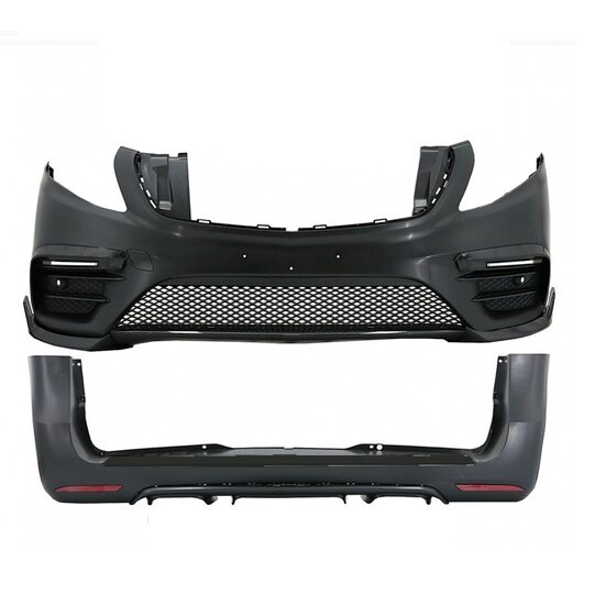 Sportlook bumper pakket passend voor Mercedes Vito en V-Klasse W447 model 2014 - 2020