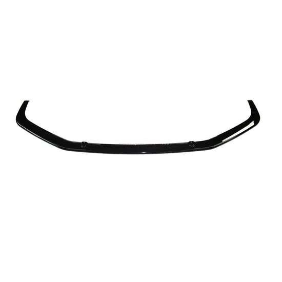 Glanzend zwarte frontlip passend voor VW Transporter T5 met sportline voorbumper model 2015 - 2020 