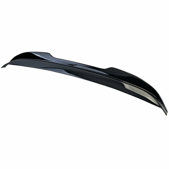 Glanzend zwarte dakspoiler passend voor VW Caddy IV model 2015 - 2020 met achterklep