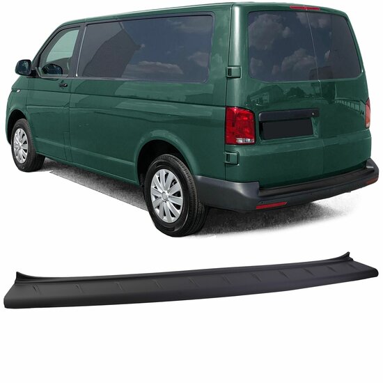 ABS beschermlijst bumper passend voor VW Transporter T5, T6 en T6.1 met dubbele deuren