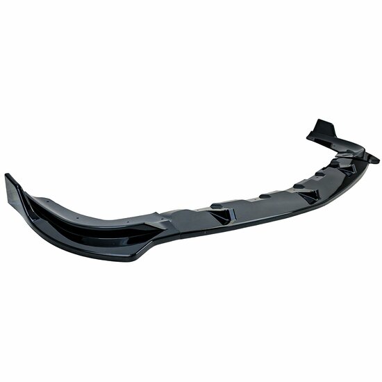 Frontlip glanzend zwart passend voor Mercedes Sprinter W906 facelift model 2013 - 2018