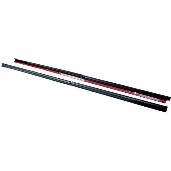 Glanzend zwarte sideskirt aanzets passend voor VW T7 L2 (langere wielbasis) model vanaf 2024