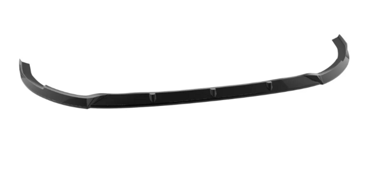 Voorspoiler glanzend zwart passend voor Ford Transit Custom (V710) MK2 model vanaf 2023
