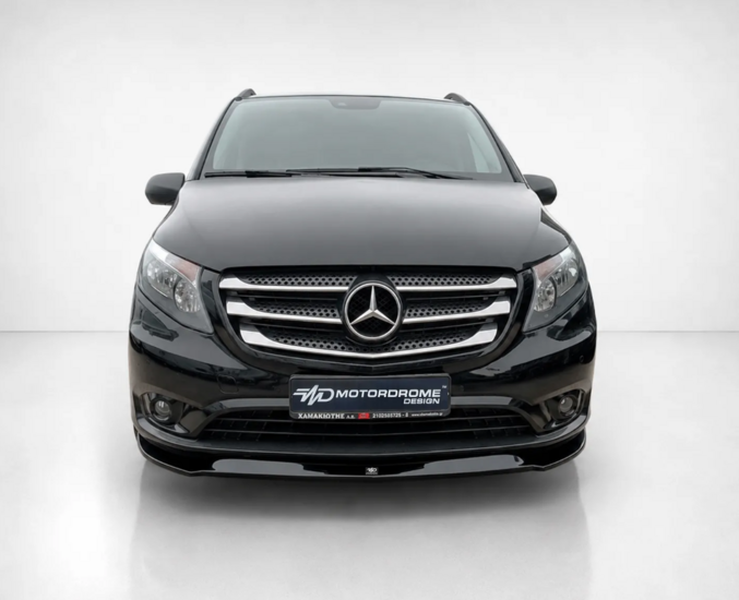 Voorspoiler passend voor Mercedes Vito W447 model vanaf 2014 met standaard voorbumper