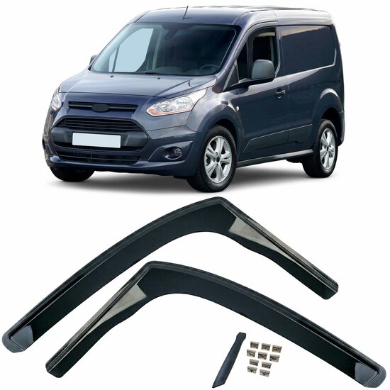 Zijwindschermen Dark passend voor Ford Transit Connect