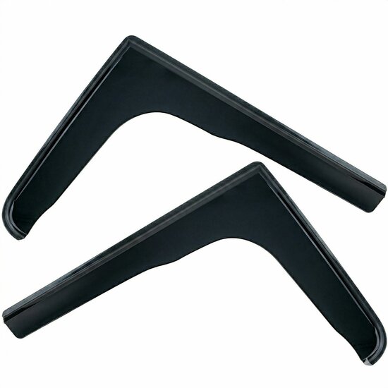 Zijwindschermen Dark passend voor Ford Transit model 2006 - 2014