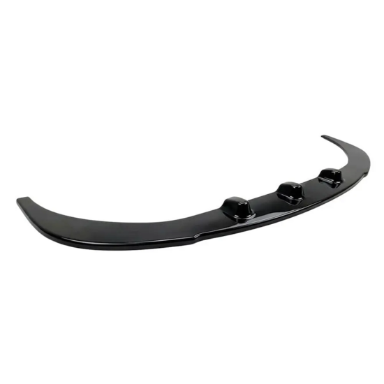 Glanzend zwarte frontlip passend voor VW Transporter T5.1 model 2009 - 2015 met sportline voorbumper