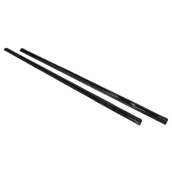 Side skirt extensions glanzend zwart passend voor VW Transporter T5 en T6 korte wielbasis