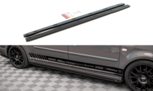 Sideskirt aanzets glanzend zwart passend voor VW Caddy 3 long version Maxton Design