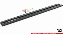 Sideskirt aanzets glanzend zwart passend voor VW Caddy 3 long version Maxton Design