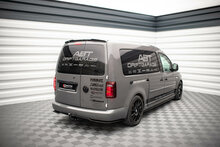Sideskirt aanzets glanzend zwart passend voor VW Caddy 3 long version Maxton Design