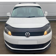 Front spoiler glanzend zwart passend voor VW Caddy 3 facelift model 2010 - 2015