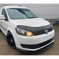 Front spoiler glanzend zwart passend voor VW Caddy 3 facelift model 2010 - 2015