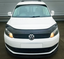 Front spoiler glanzend zwart passend voor VW Caddy 3 facelift model 2010 - 2015