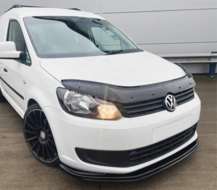 Front spoiler glanzend zwart passend voor VW Caddy 3 facelift model 2010 - 2015