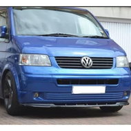 Front spoiler glanzend zwart passend voor VW Transporter T5 model 2003 - 2009