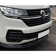 Front spoiler glanzend zwart passend voor VW Transporter T6.1 model 2019 - 2023 