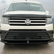 Front spoiler glanzend zwart versie 2 passend voor VW Crafter model vanaf 2017 en MAN TGE model vanaf 2017