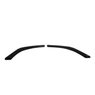 Splitters achter bumper glanzend zwart passend voor Ford Transit Custom MK1 facelift model 2018 - 2023