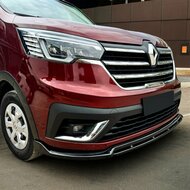 Front spoiler glanzend zwart passend voor Renault Trafic model vanaf 2022 versie 2