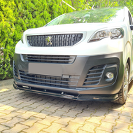 Front spoiler glanzend zwart passend voor Peugeot Expert 3rd GEN model vanaf 2016