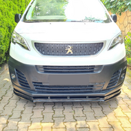 Front spoiler glanzend zwart passend voor Peugeot Expert 3rd GEN model vanaf 2016