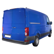 RDX Racedesign Dakspoiler passend voor Volkswagen Crafter H1 en MAN TGE H1 model vanaf 2017 met twee achterdeuren