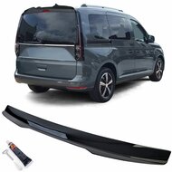 Glanzend zwarte dakspoiler passend voor VW Caddy V model vanaf 2020 met achterklep