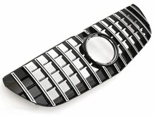 Glanzend zwarte grill met chromen accenten passend voor Mercedes W447 Vito model 2014 - 02/2019